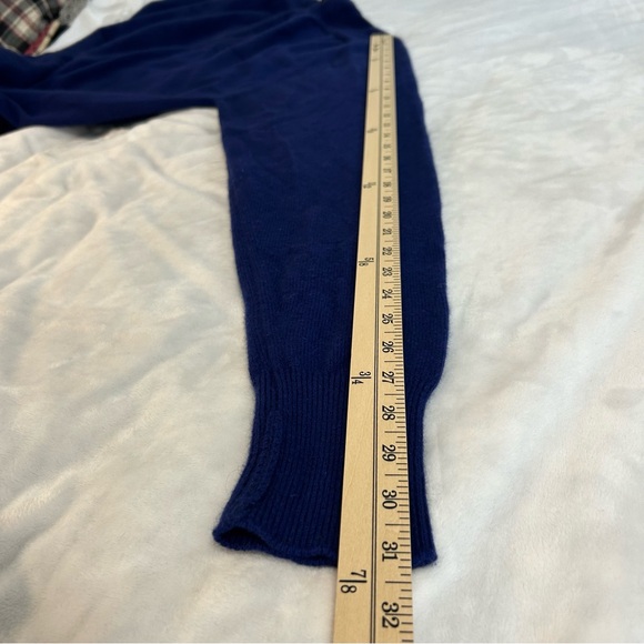 Vintage Clan Douglas Nordstrom 100% Cashmere V-Neck Sweater XLT Made in Scotland - Picture 12 of 13